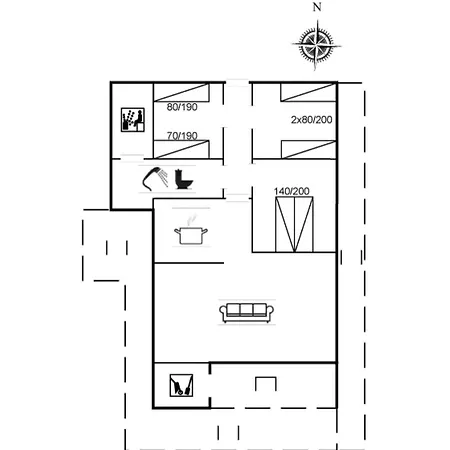 Yngvy - 1-3km From The Sea By Interhome Prázdninový dům